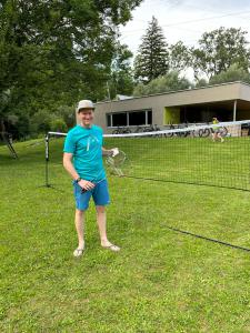 Badmintonnetz bei uns am Platz