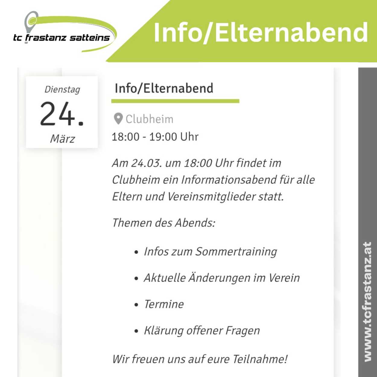 Eltern/Infoabend